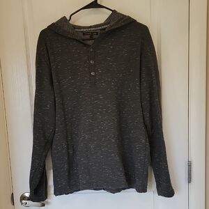 Men's Dark Green & Gray Lightweight Sweatshirt
